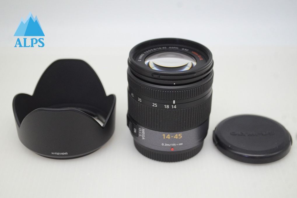 Panasonic LUMIX G VARIO 14-45 mm F 3.5-5.6 ASPH. MEGA O.I.S. H- マイクロフォーサーズ 251129 aa