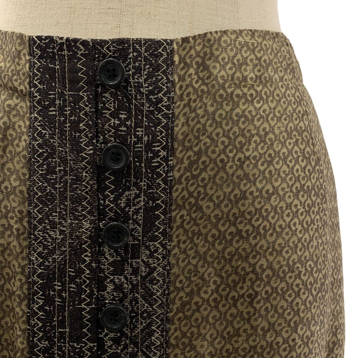 DRIES VAN NOTEN / ドリスヴァンノッテン | silk 100％ / シルク 総柄