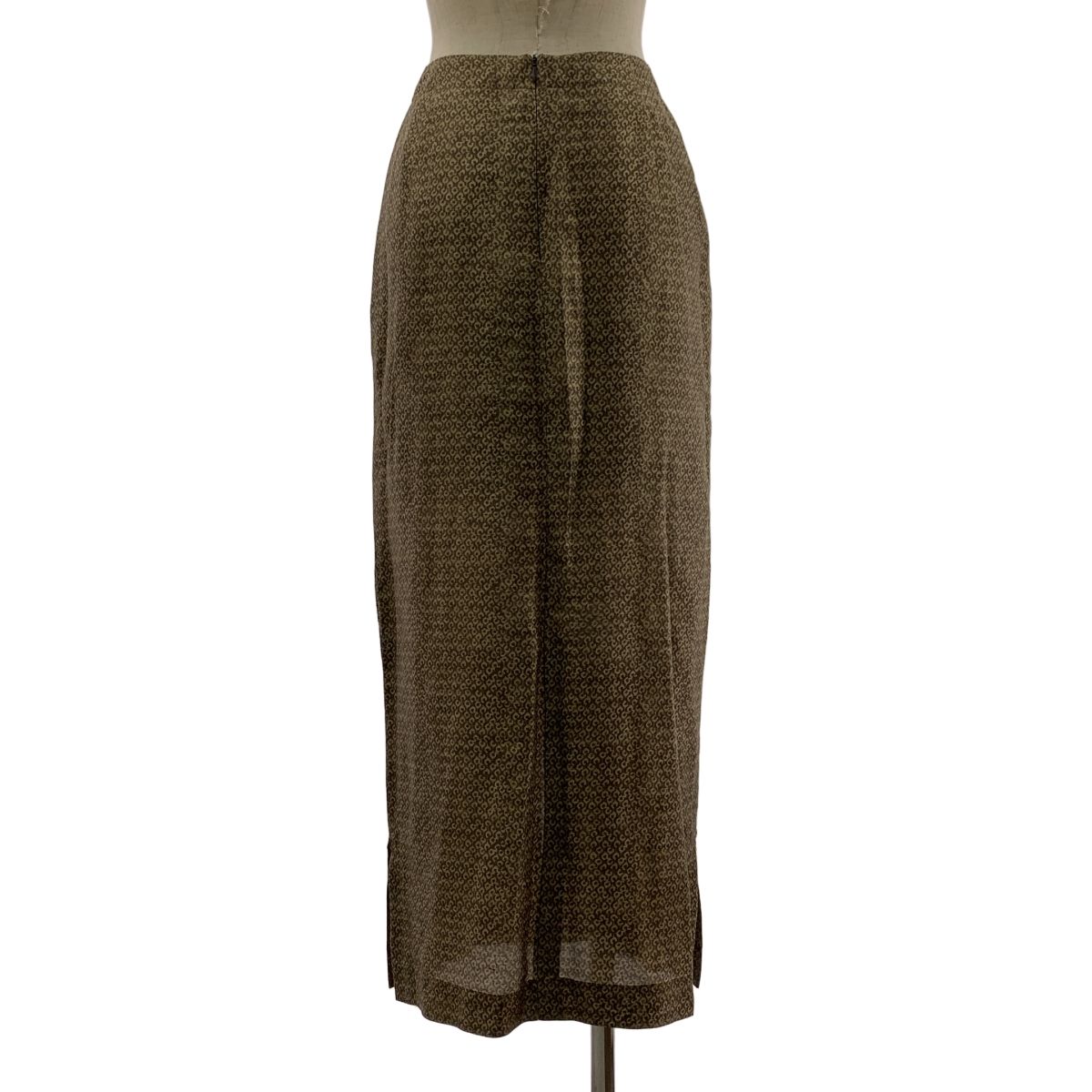 DRIES VAN NOTEN シルクスカート36 DRIES VAN NOTEN / ドリスヴァンノッテン | silk 100％ / シルク 総柄