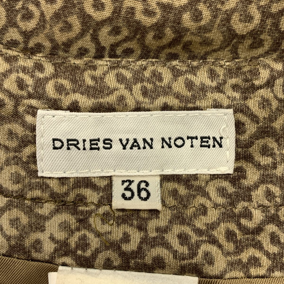 DRIES VAN NOTEN / ドリスヴァンノッテン | silk 100％ / シルク 総柄