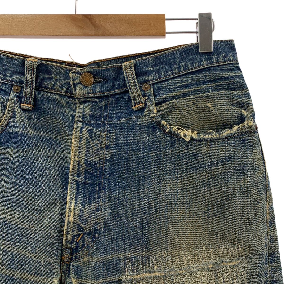 Levi s リーバイス 1970 505 66前期 42 TALON ZIP ボタン裏5 デニムパンツ インディゴ メンズ