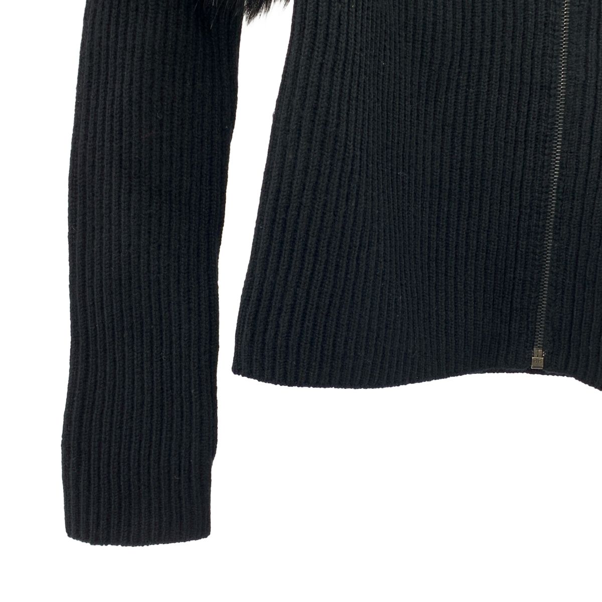 PRADA / プラダ | カシミヤ ミンク ビーバー ファー付き ジップ PRADA / プラダ | カシミヤ ミンク ビーバー ファー付き ジップ