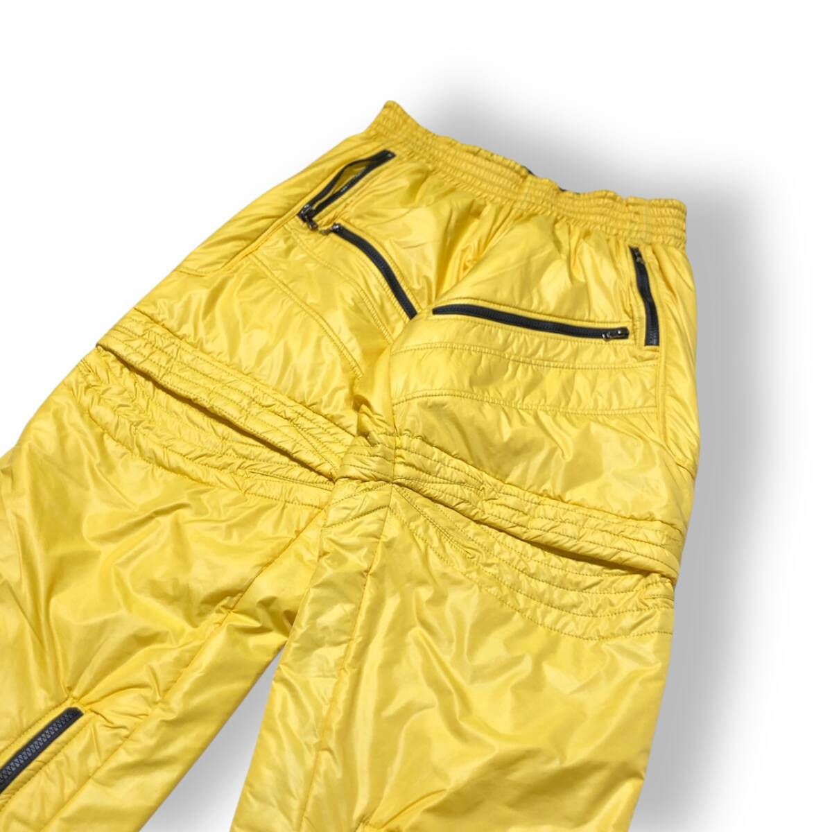 DOLCE ＆ GABBANA archive ウィンターパンツ スキーパンツ イエロー ポリエステル サイズ50 ドルチェアンドガッバーナ