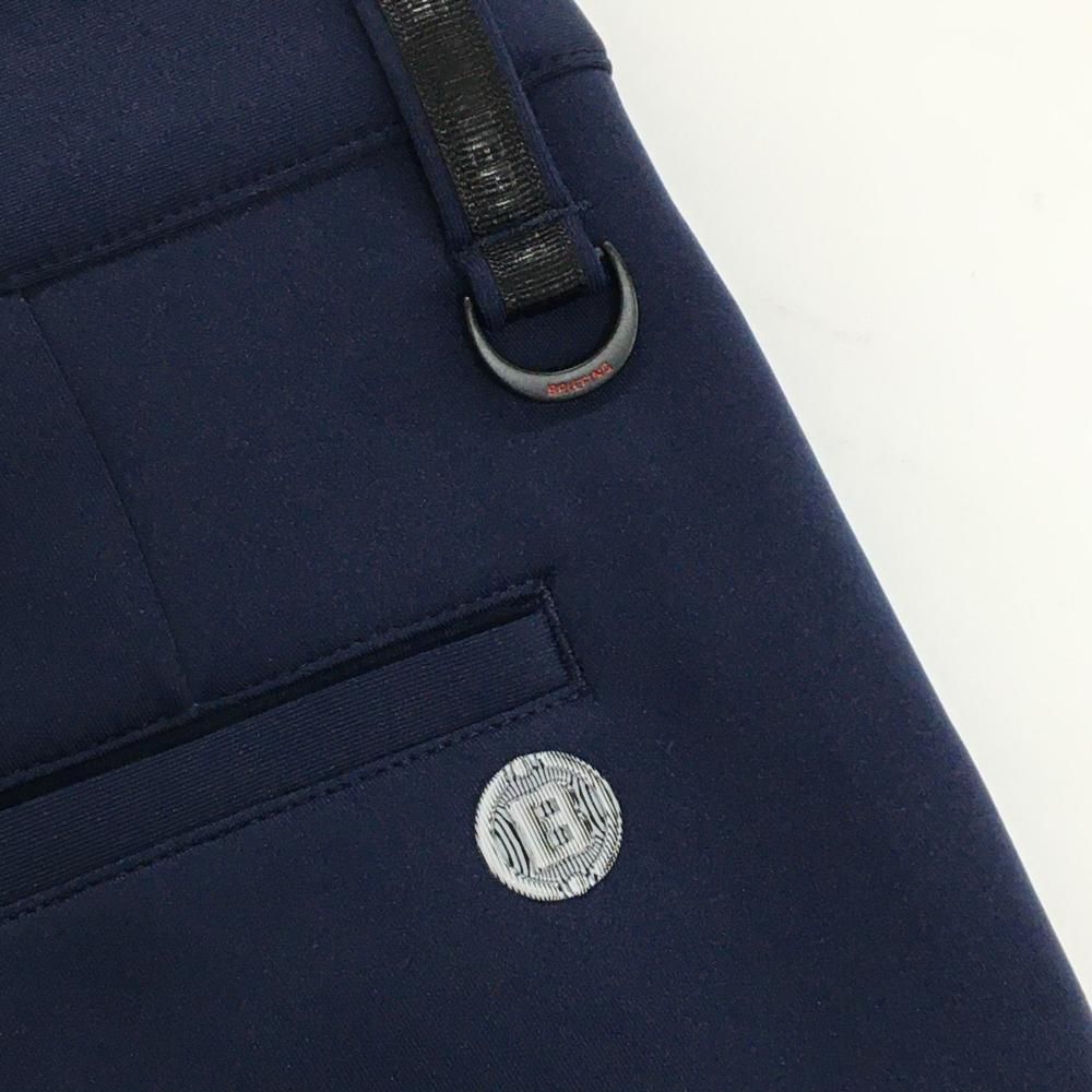 超美品】ブリーフィング ジョガーパンツ ネイビー 3Dロゴ ストレッチ