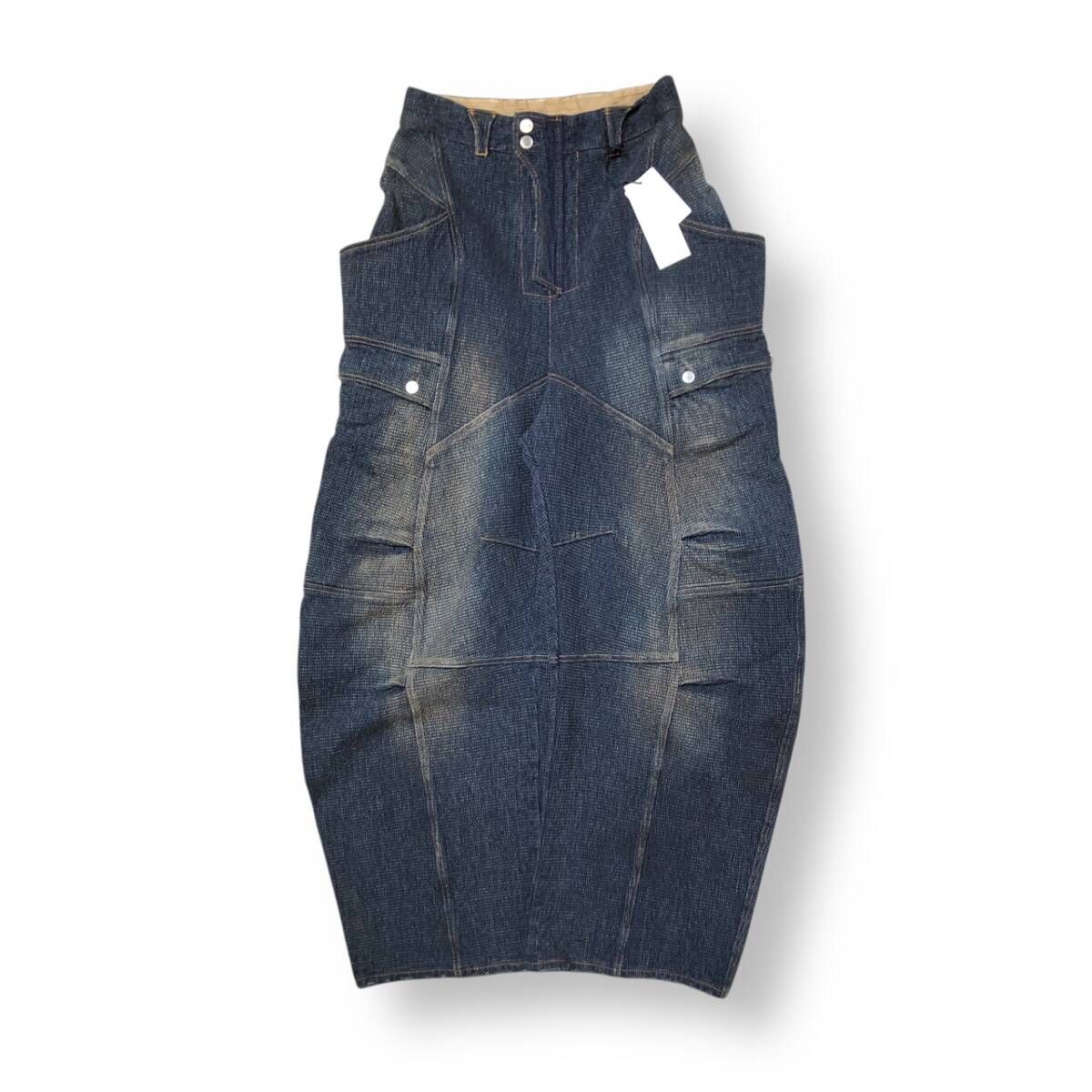 25 AW SASHIKO BANANA CUTTING PANTS S 141422 サイズ3 RUSTY INDIGO サブレーションズ