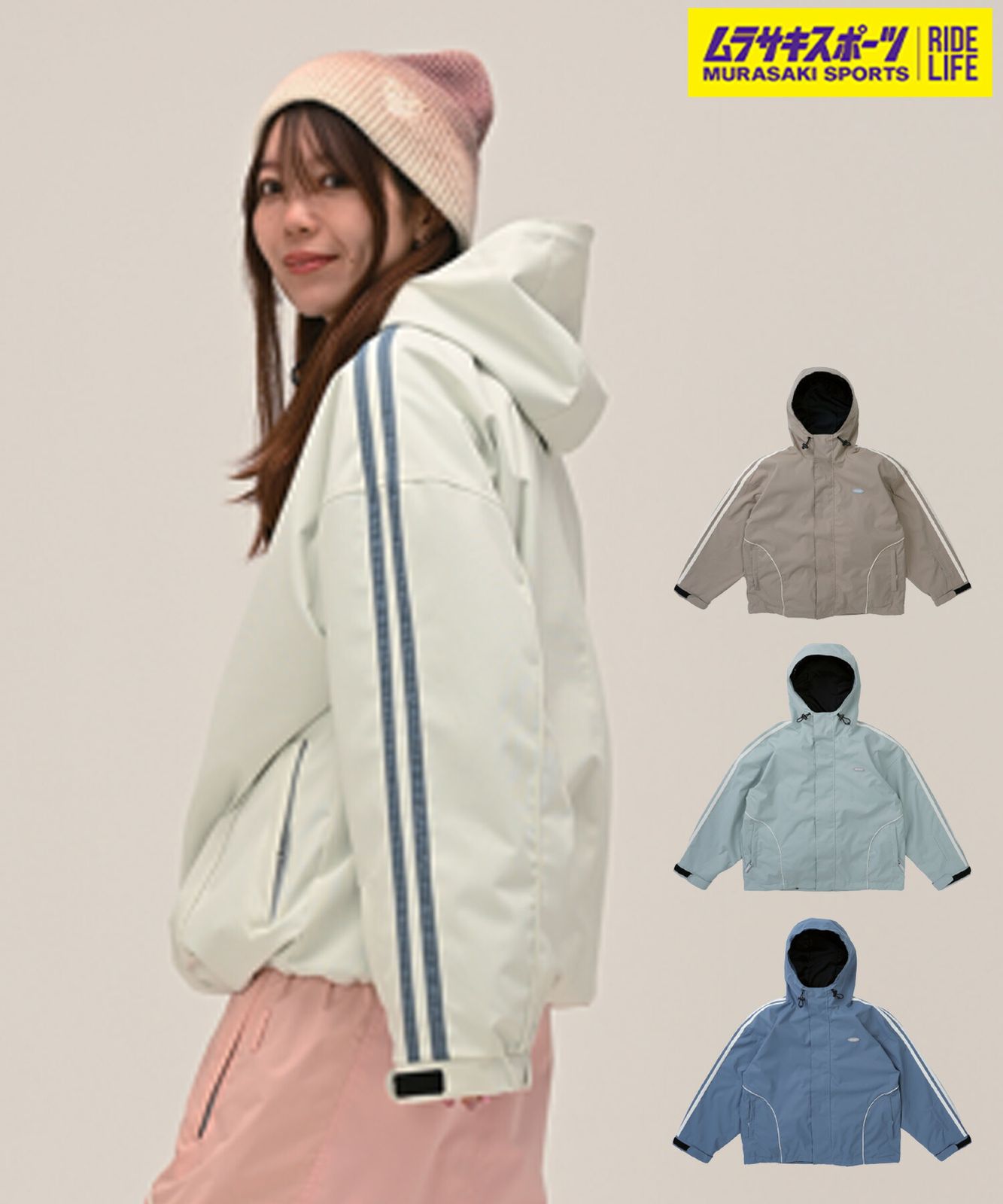 2526 6 KNOT シックスノット スノーボード ウェア ジャケット レディース LINEPIP ムラサキスポーツ 25-26モデル LL C 28