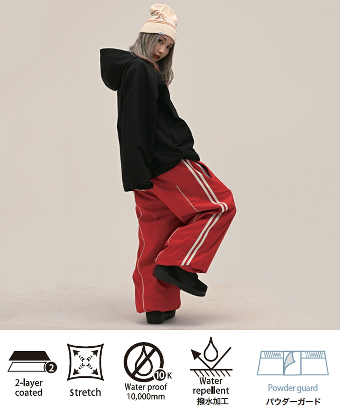 2526】新品 6KNOT シックスノット スノーボード ウェア パンツ