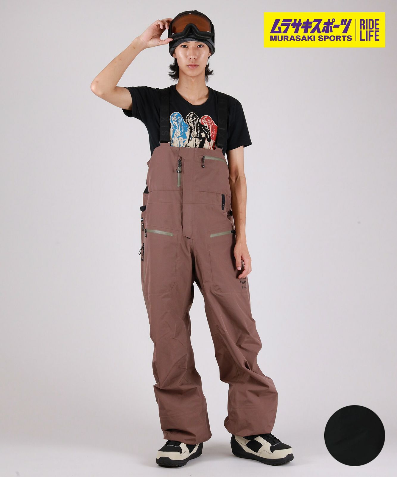 【2526】新品 686 シックスエイトシックス スノーボード ウェア パンツ ユニセックス GORE-TEX 3L ATV BIB ゴアテックス 25-26モデル MM A17