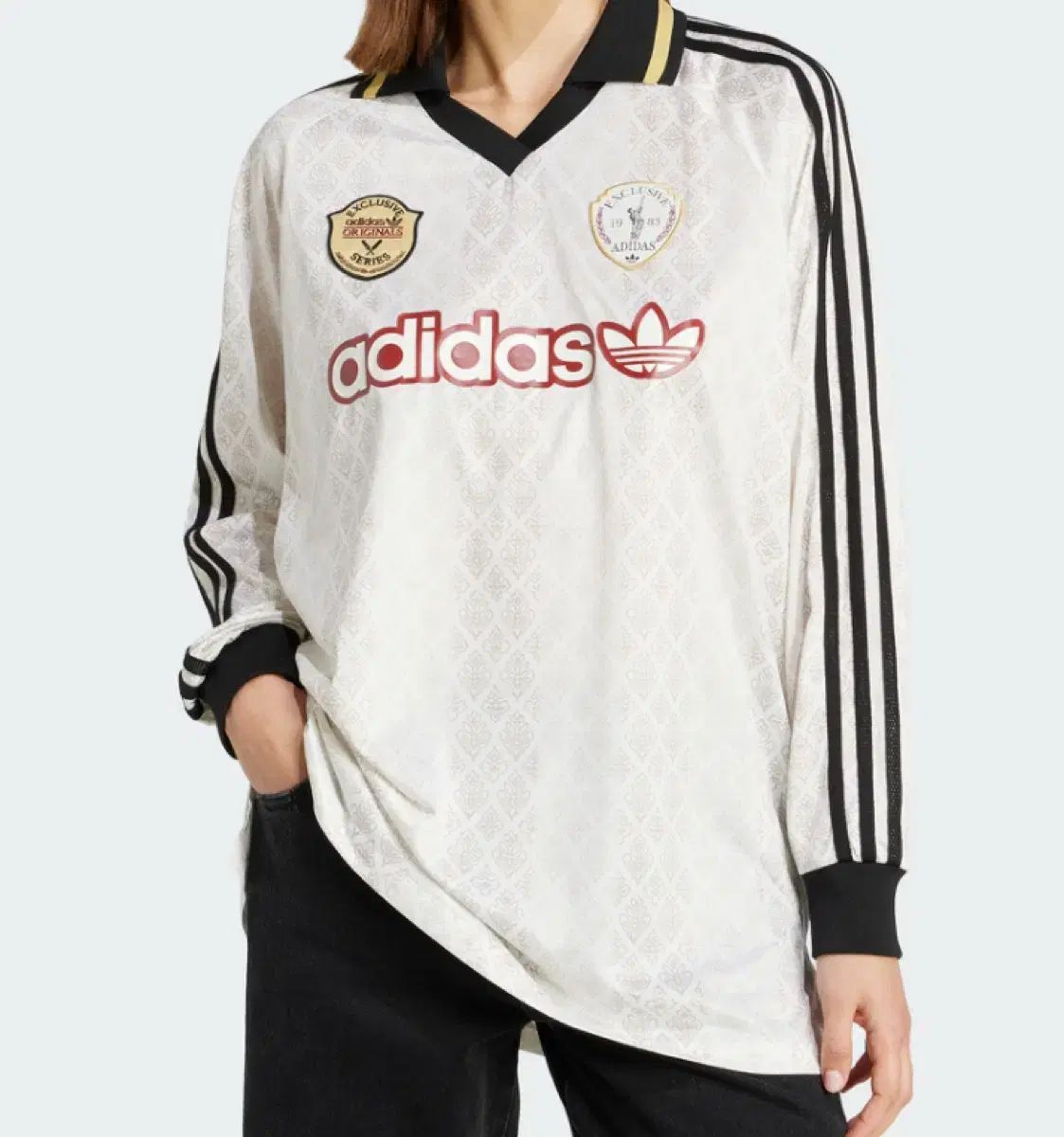 アディダス オリジナル 長袖 ジャージ S