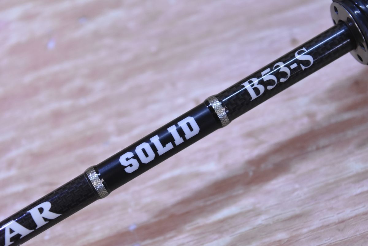 ゼスタ ソリッド 2 rd ジェネレーション B 53-S ワンショットダウン XESTA BLACK STAR ベイトロッド 2ピース ライトゲーム アジング