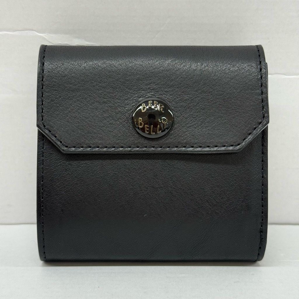 未使用 BEERBELLY HATCHBACK ブラック ビアベリー ハッチバック レザー