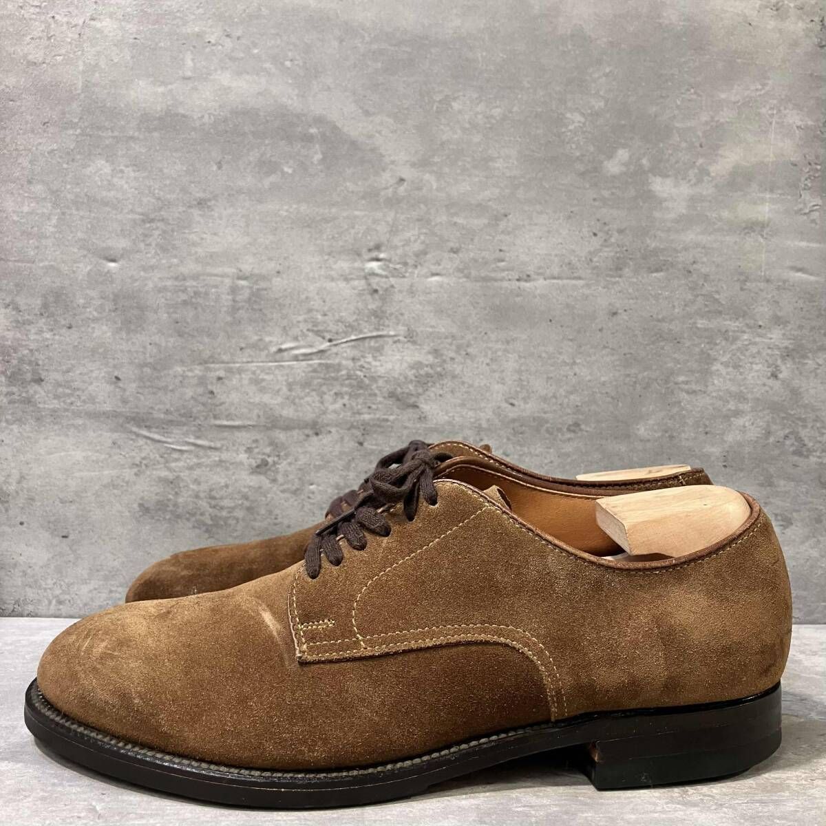 ALDEN×SHIPS 別注 53522 プレーントゥ ブラウン ブラック サイズ8D