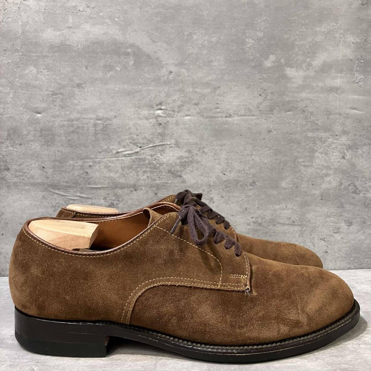 ALDEN×SHIPS 別注 53522 プレーントゥ ブラウン ブラック サイズ8D