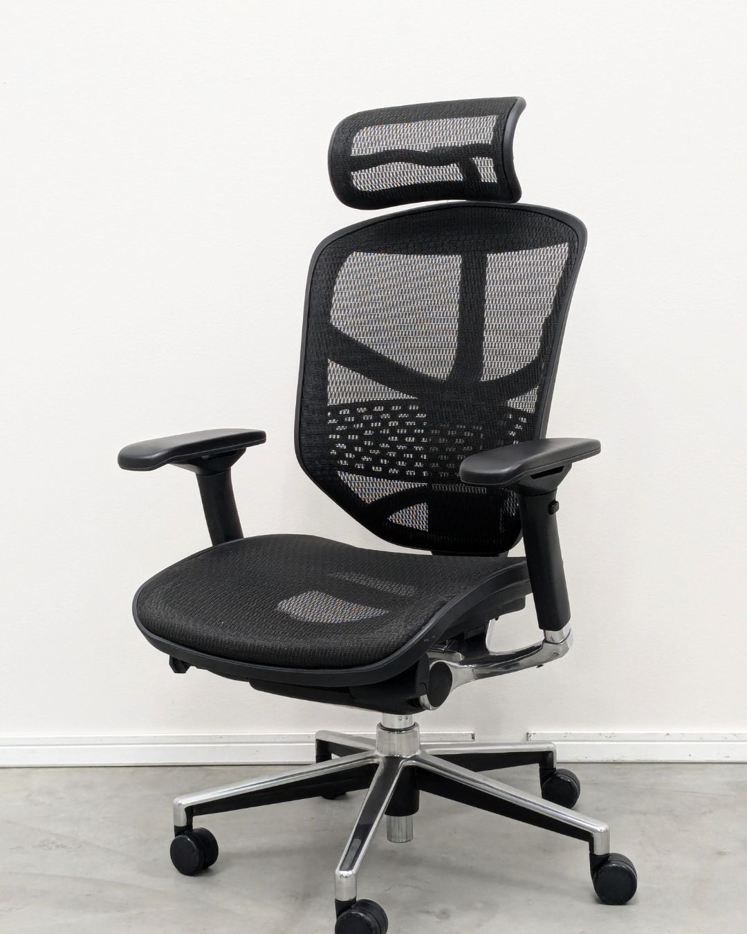  Bランク Ergohuman ENJOY エンジョイ High Type ブラック 子供用椅子 オフィスチェア ワークチェア 椅子 チェア