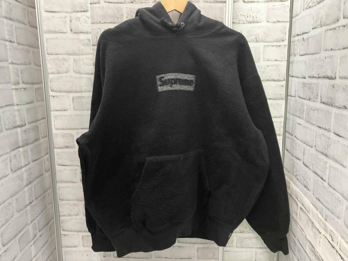 Supreme/シュプリーム/パーカー/ブラック/Mサイズ/無地/インサイド 
