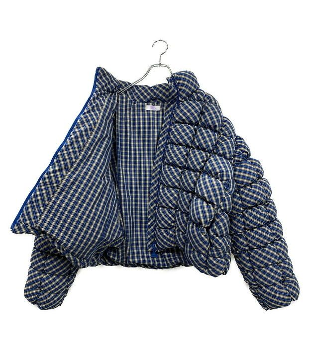 ERL ダウン 22aw イーアールエル ダウンジャケット チェック 22aw メンズ SIZE L ERL