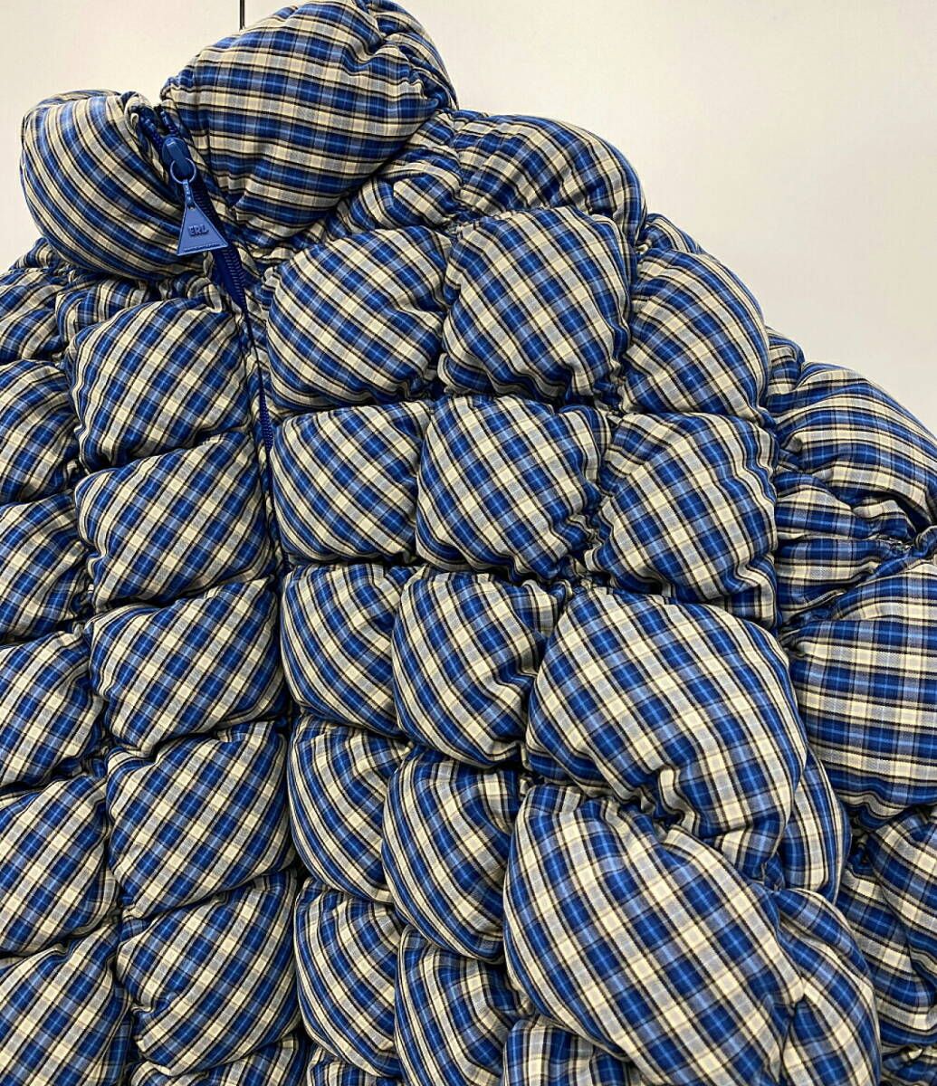 イーアールエル ダウンジャケット チェック 22aw メンズ SIZE L ERL