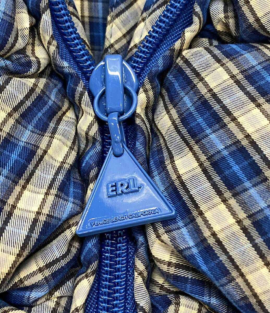 イーアールエル ダウンジャケット チェック 22aw メンズ SIZE L ERL