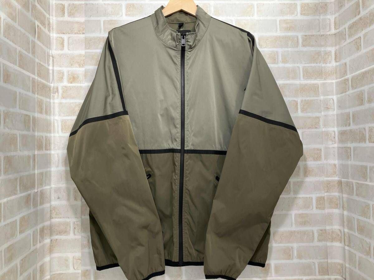 DENHAM ナイロンパーカー カーキ グリーン系 デンハム Lサイズ PARKA 