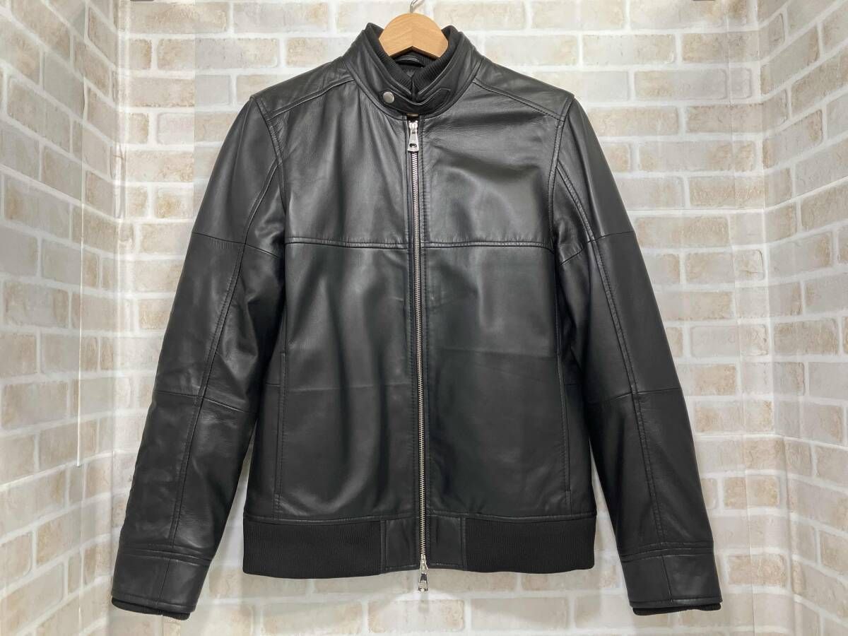 AKM シングルライダース 羊革 S ブラック - メルカリ