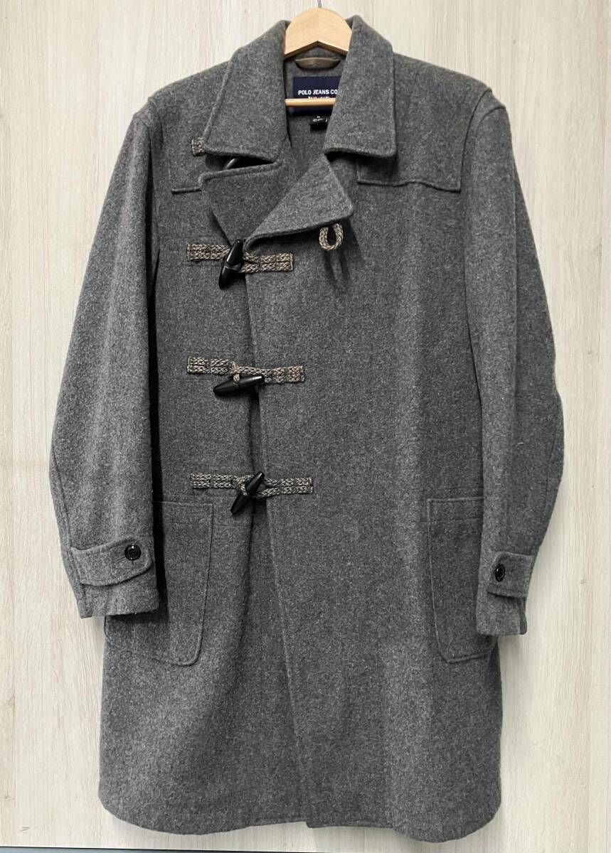 POLO JEANS CO ポロ ジーンズ カンパニー RALPH LAUREN ラルフローレン CC MJ KA 5051 ダッフルコート 香港製 サイズM グレー