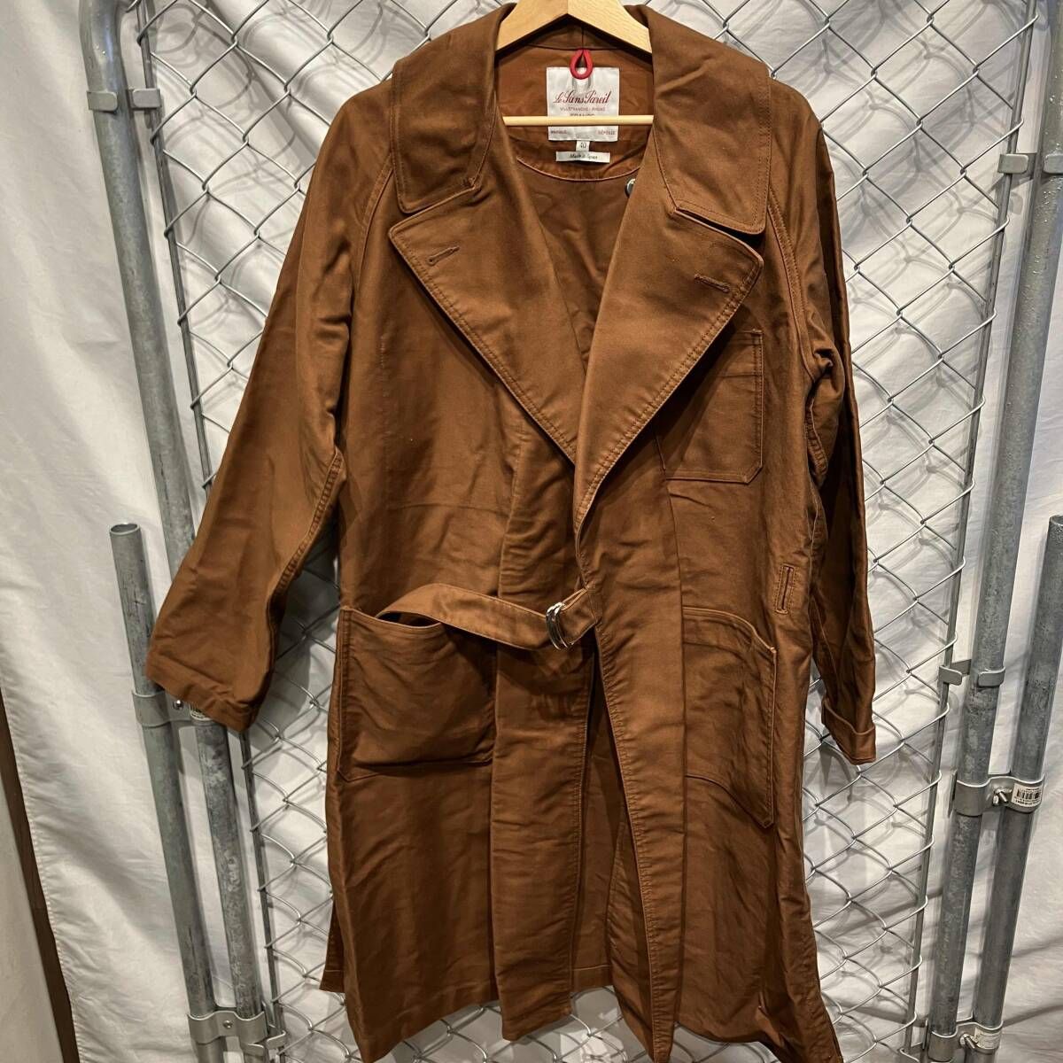 Le sans pareil その他コート CMS TRADITIONAL TIELOCKEN COAT キャメル L ルサンパレイユ