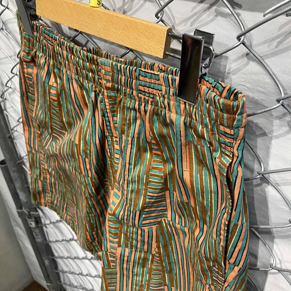 Patagonia 57145 ハ-フ綿パン 総柄 グリーン系 S パタゴニア