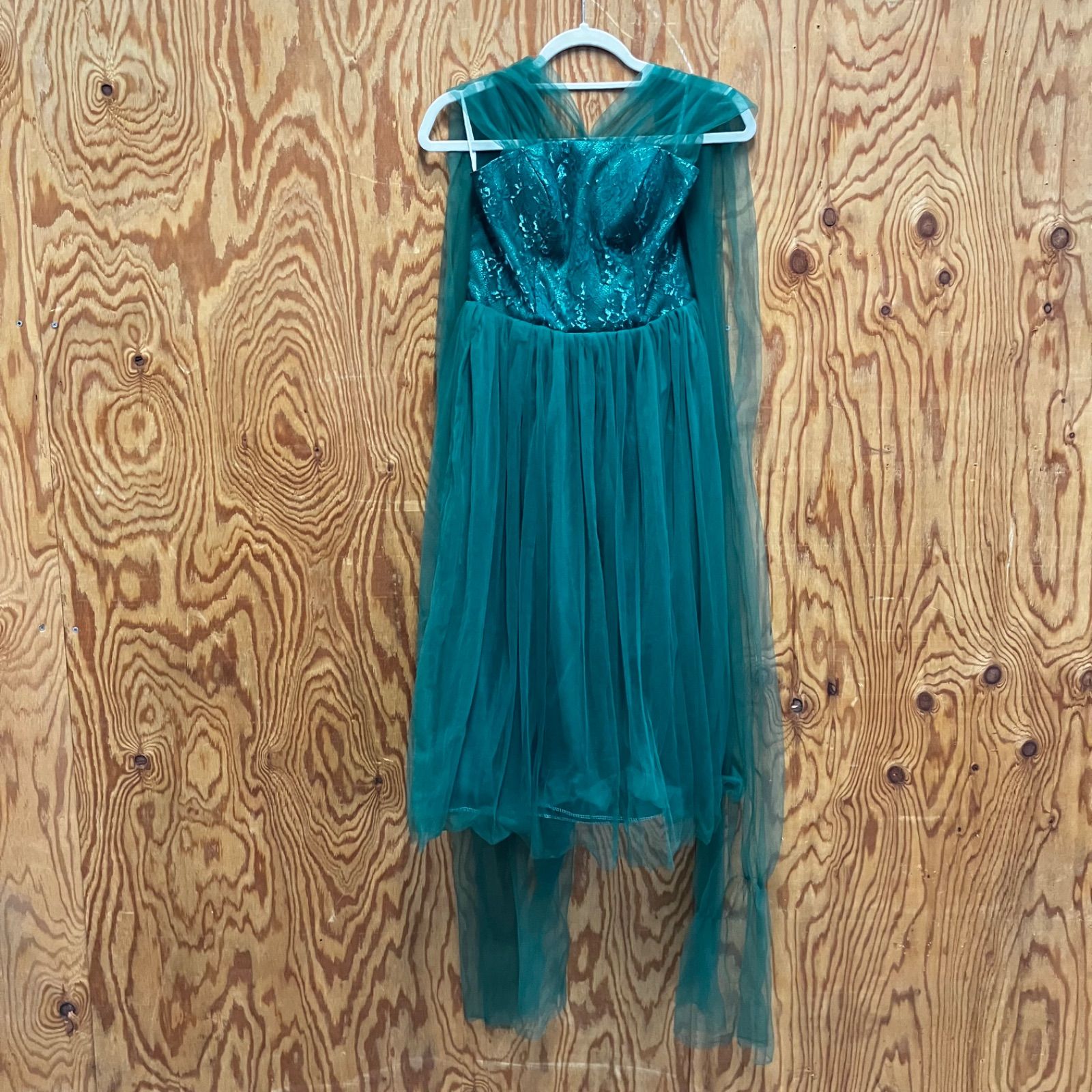 げ交渉 社交ダンスドレス パーティドレス グリーン