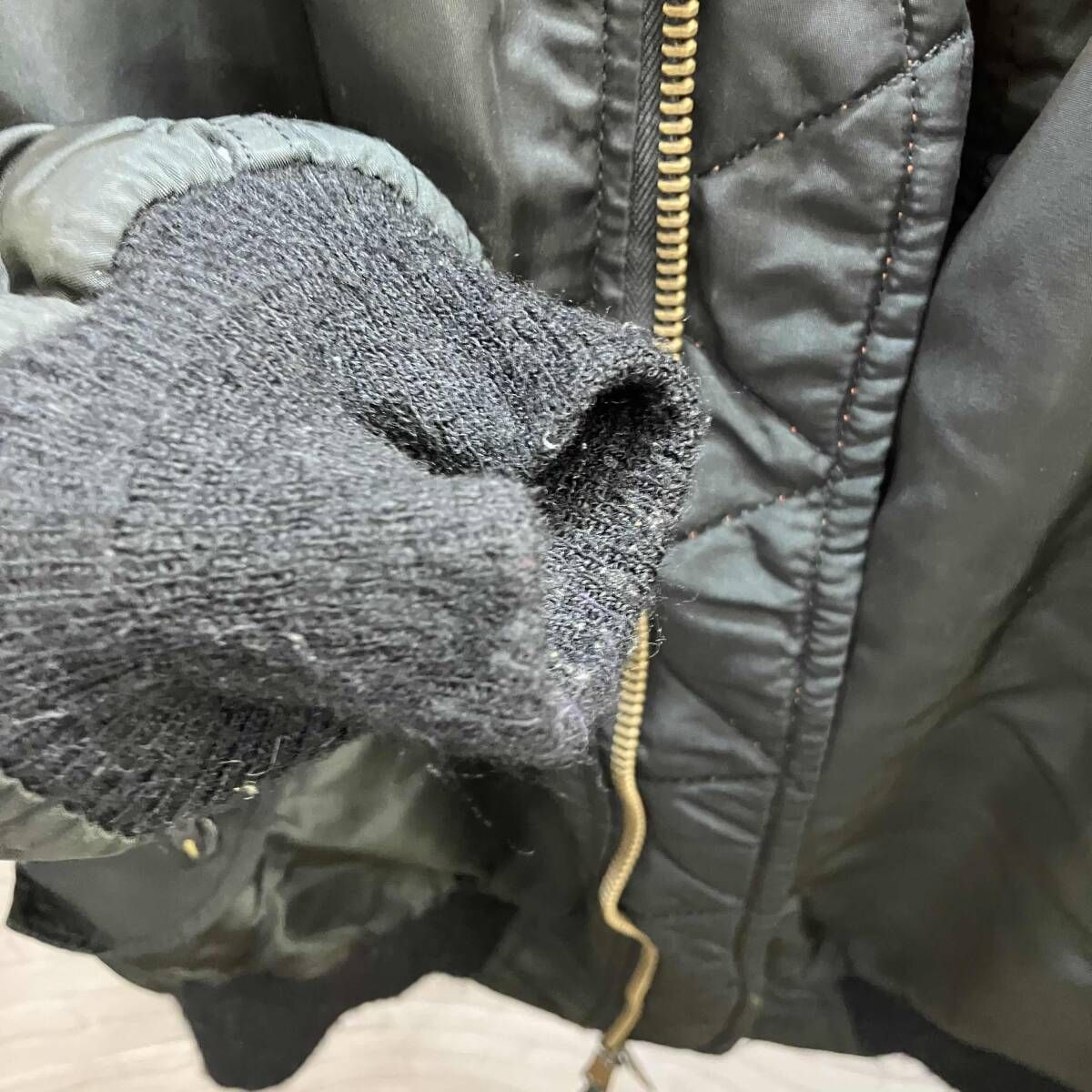 ALPHA / アルファ / フライトジャケット / 80s 90s / MA-1 / ブラック