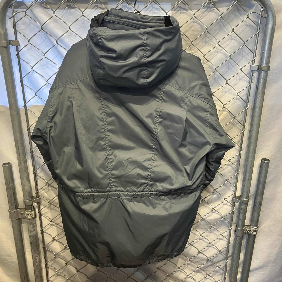 MIGHTY-MAC ロゴダウンジャケット レッド グレー サイズS マイティー