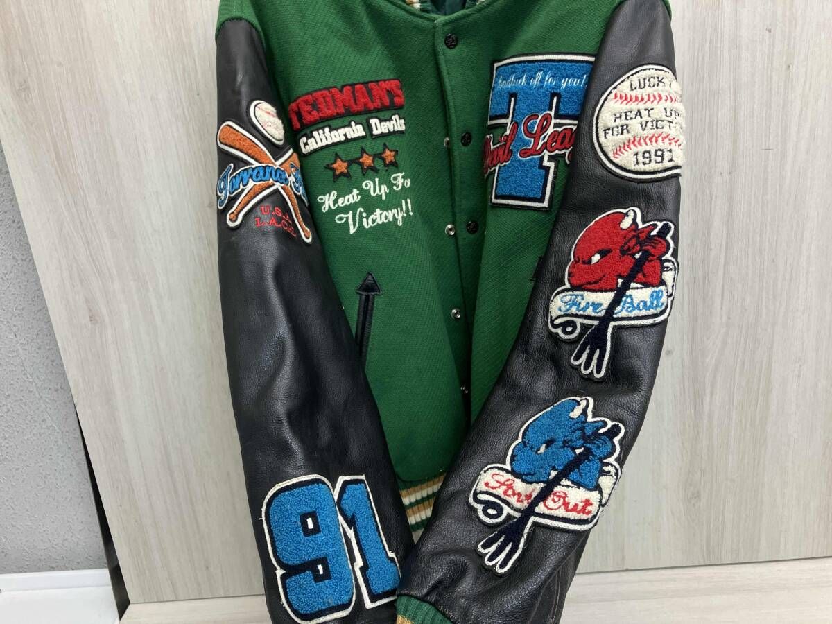 TEDMAN デッドマン スタジャン サイズ44 グリーン カリフォルニア