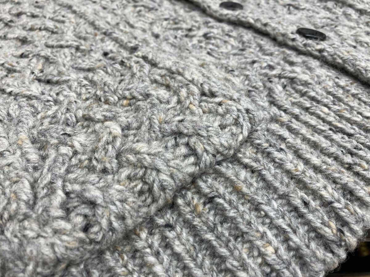 BATONER アウトレット カーディガン サイズ1 ウール グレー BN-16FM