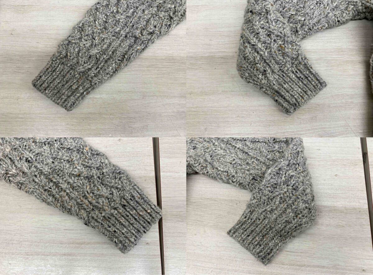 BATONER アウトレット カーディガン サイズ1 ウール グレー BN-16FM