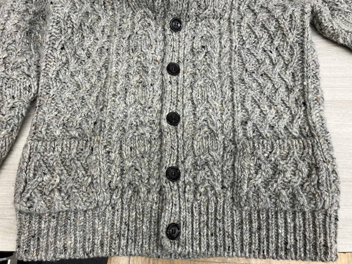 BATONER アウトレット カーディガン サイズ1 ウール グレー BN-16FM