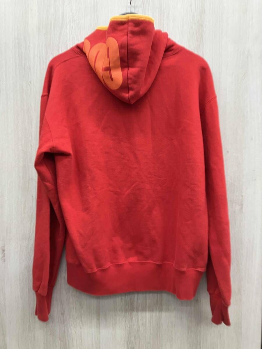 GOOD ENOUGH パーカー Mサイズ GDEH2000 レッド×オレンジ - メルカリ