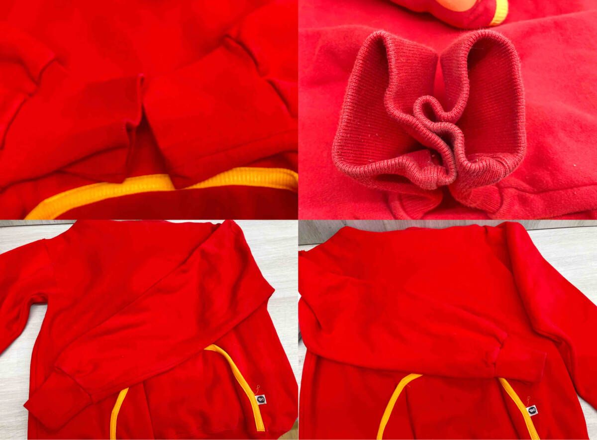 GOOD ENOUGH パーカー Mサイズ GDEH2000 レッド×オレンジ - メルカリ