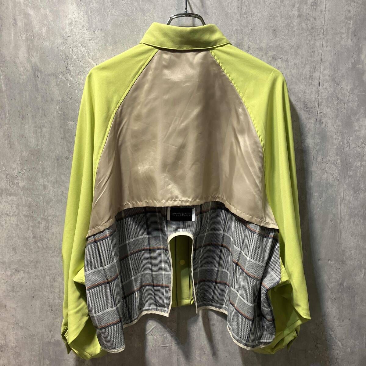 elephant TRIBAL fabrics 長袖シャツ 切替デザインシャツ フリーサイズ