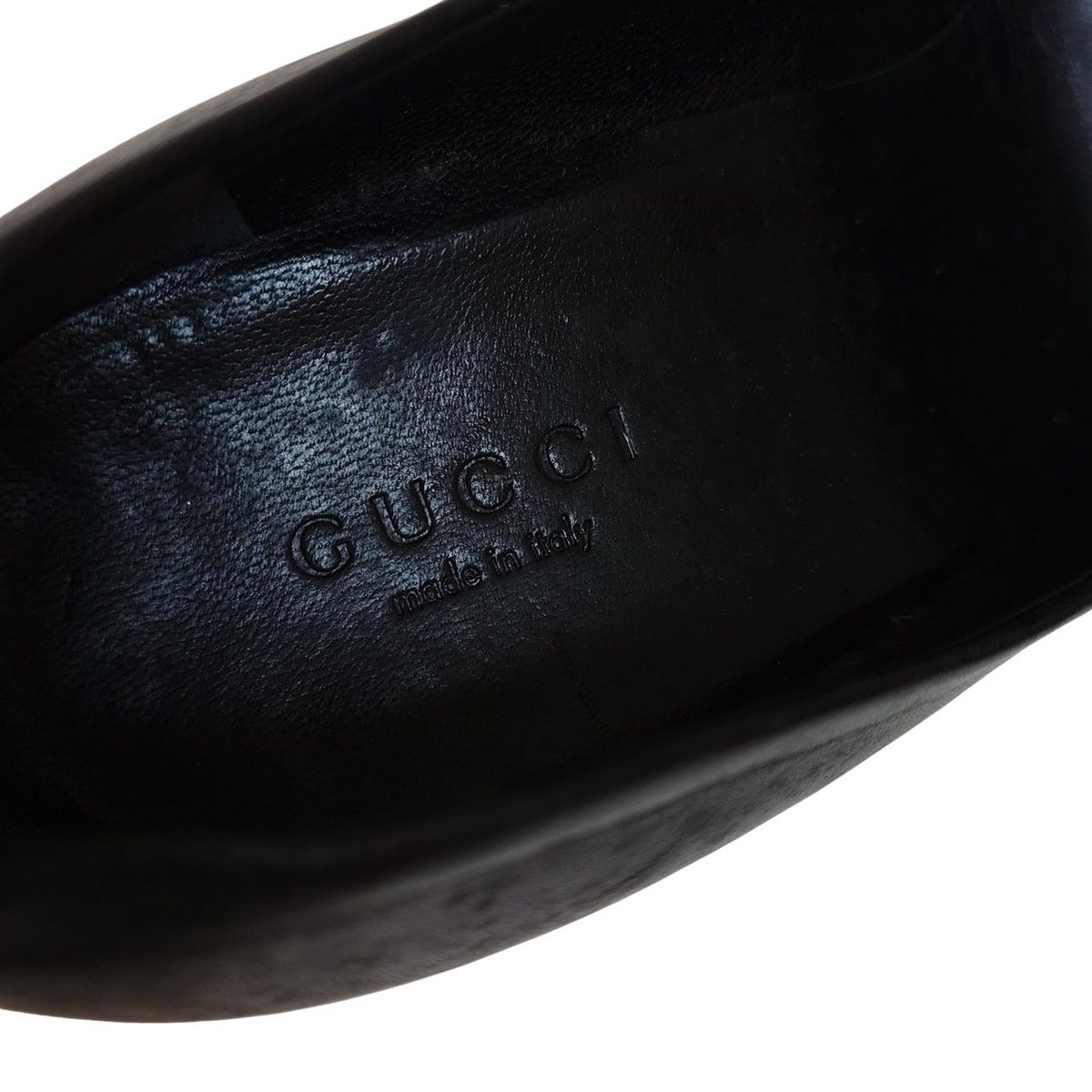 GUCCI(グッチ) パンプス 34 1/2 レディース - 260872 黒 GGマーモント