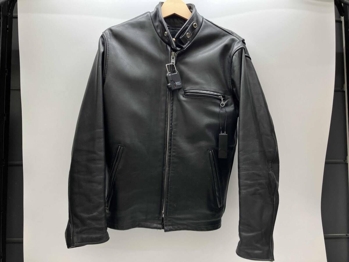 秋 冬 Schott 641 ショット シングルライダ-ス 34 ブラック レザ