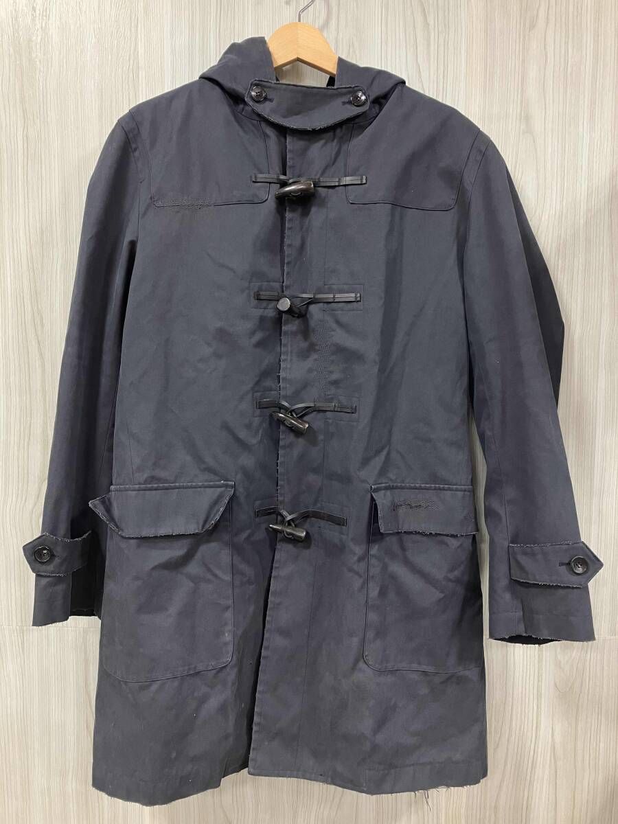 グレンフェル コート ダメージリペア加工コットンダッフルコート ダークグレー サイズ40