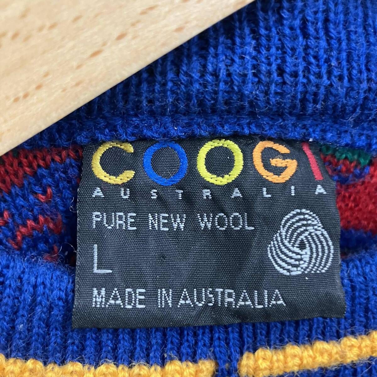 coogi / クージー / ニット/ 90s / 3Dニット/ オーストラリア製