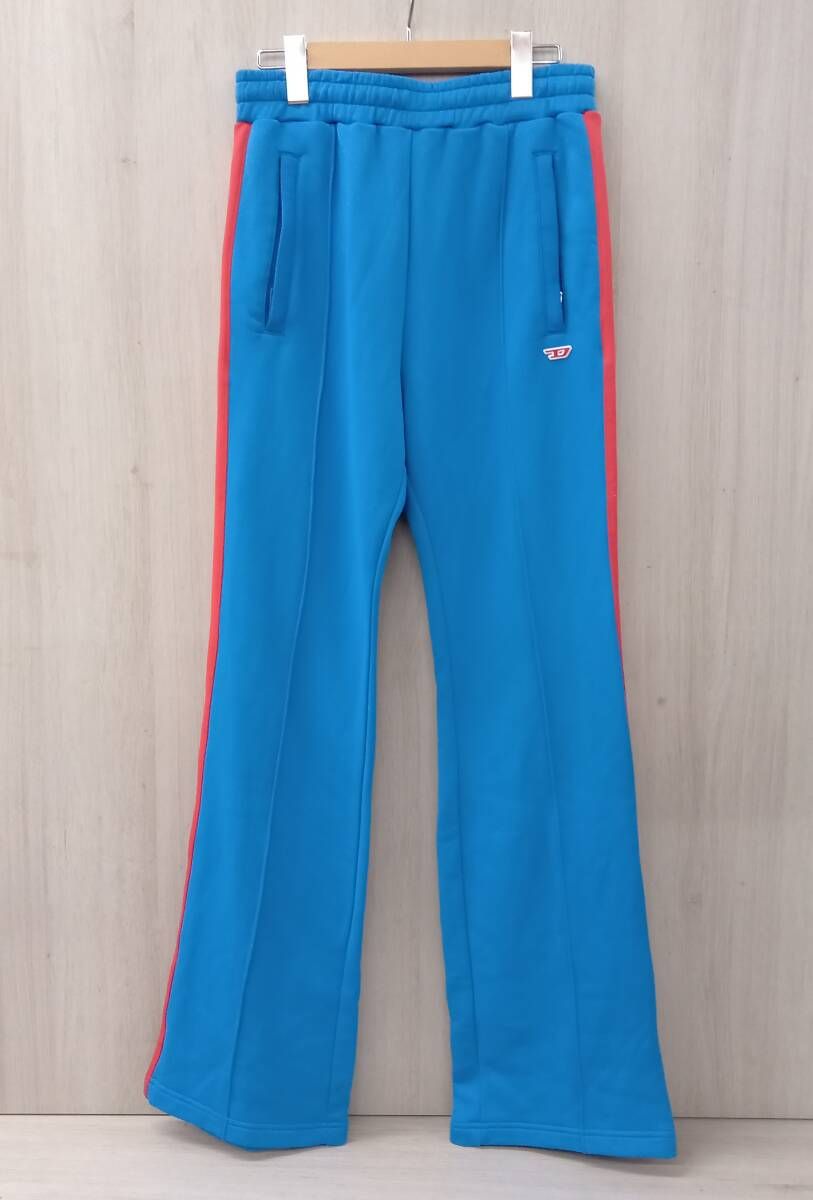 DIESEL ディーゼル ロングパンツ P-ZAMPER フ トラックパンツ ブルー Sサイズ