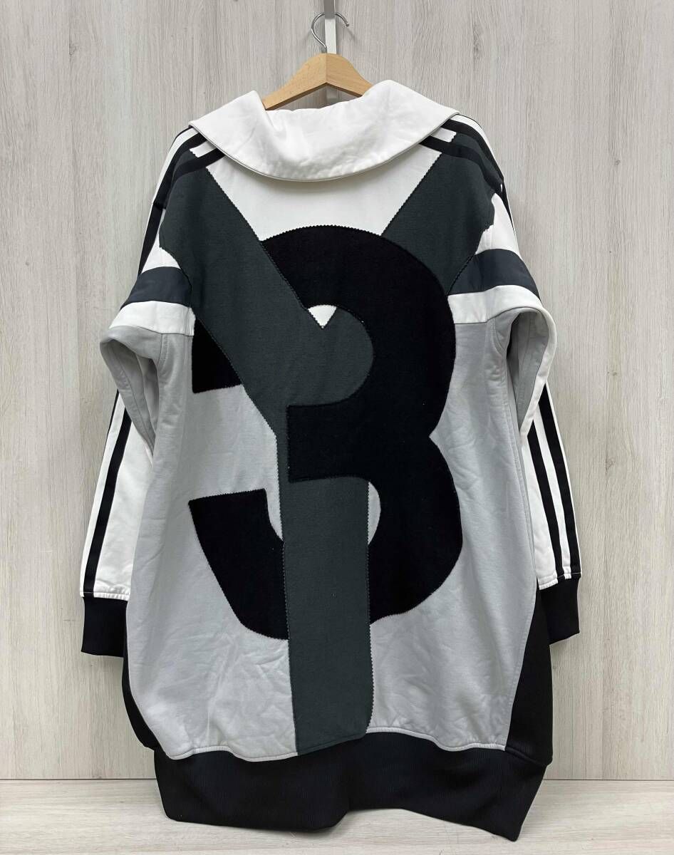 Y-3 Oversized Varsity Track top サイズS ホワイト/グレー/ブラック