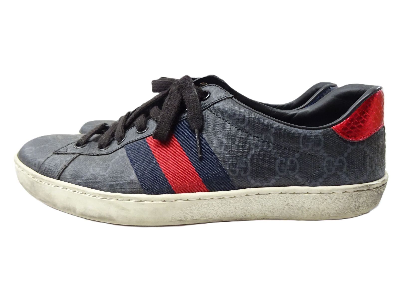 グッチ GUCCI GGスプリーム 429445 スニーカー シューズ 【10】 GUCCI グッチ GGスプリーム スニーカーシェリー ACE 8 1/2 ブラック