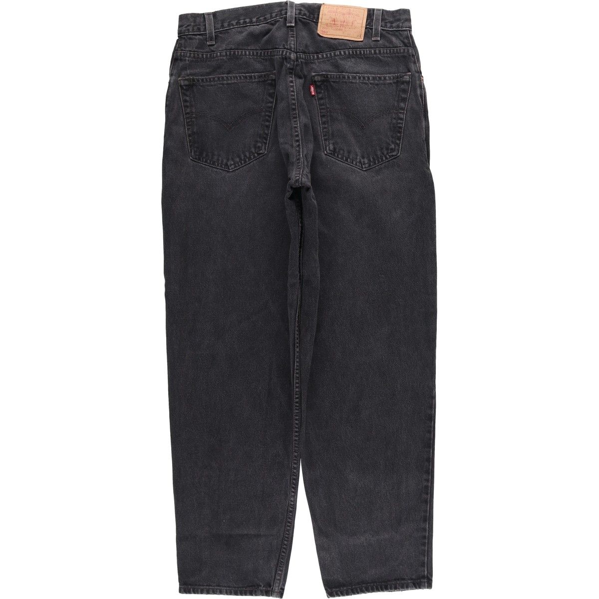 古着 00年代 リーバイス Levi s 00560 0260 LOOSE FIT TAPERED LEG ブラックデニム テーパードデニムパンツ メンズw 34相当 eaa 596965