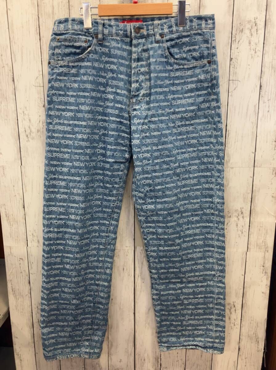 Supreme シュプリーム ジーンズ 22 AW Multi Type Jacquard Regular Jean 32