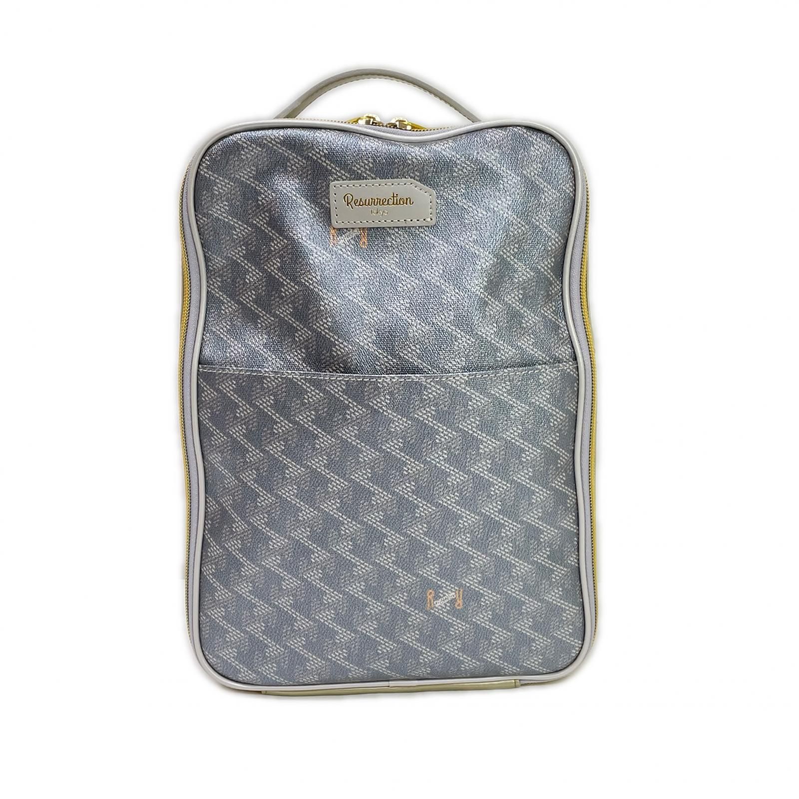 中古 レザレクション Resurrection シューズケース シルバーグレー