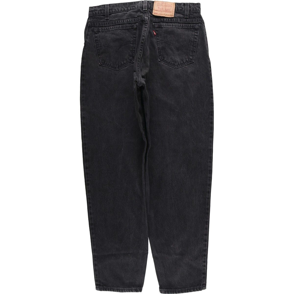 古着 90年代 リーバイス Levi s 00560 0260 LOOSE FIT TAPERED LEG ブラックデニム テーパードデニムパンツ evb 030897