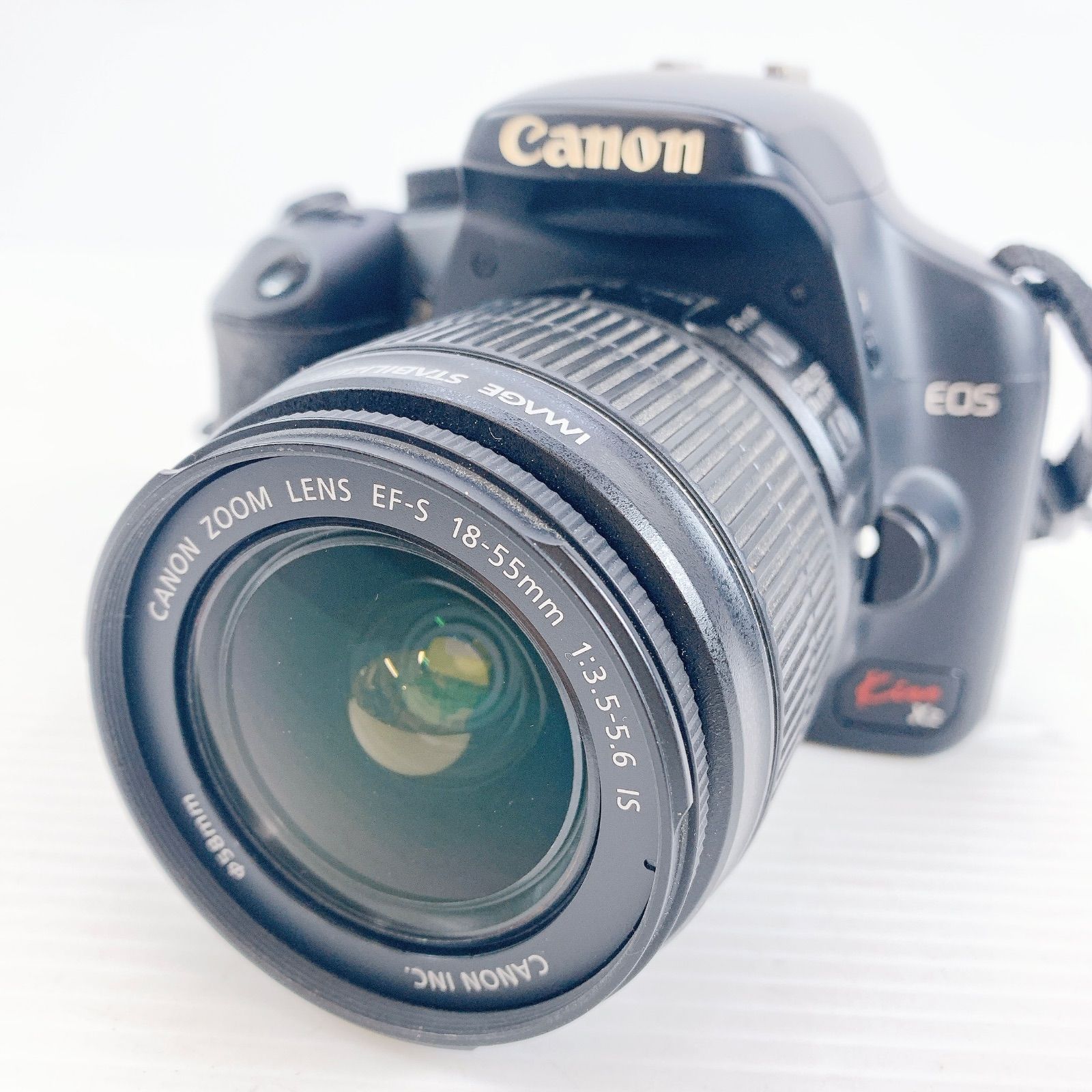 H 072 Canon EOS Kiss X 2 デジタル一眼レフカメラ EF S 18 55 mm IS レンズキット ブラック 高画質 撮影入門セット