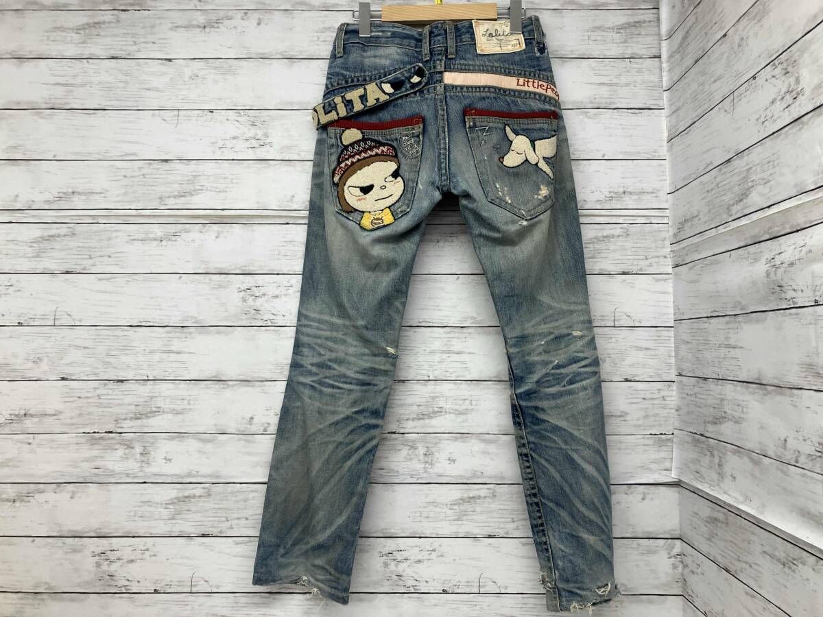 LOLITA JEANS／ジーンズ／デニム／奈良美智モデル／ダメージ加工／XXS